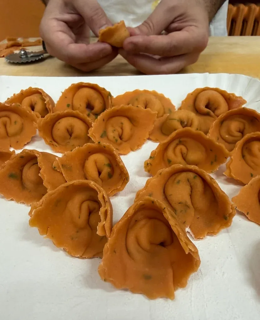 Pasta fresca del laboratorio